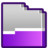 Folder   Purple Open Icon